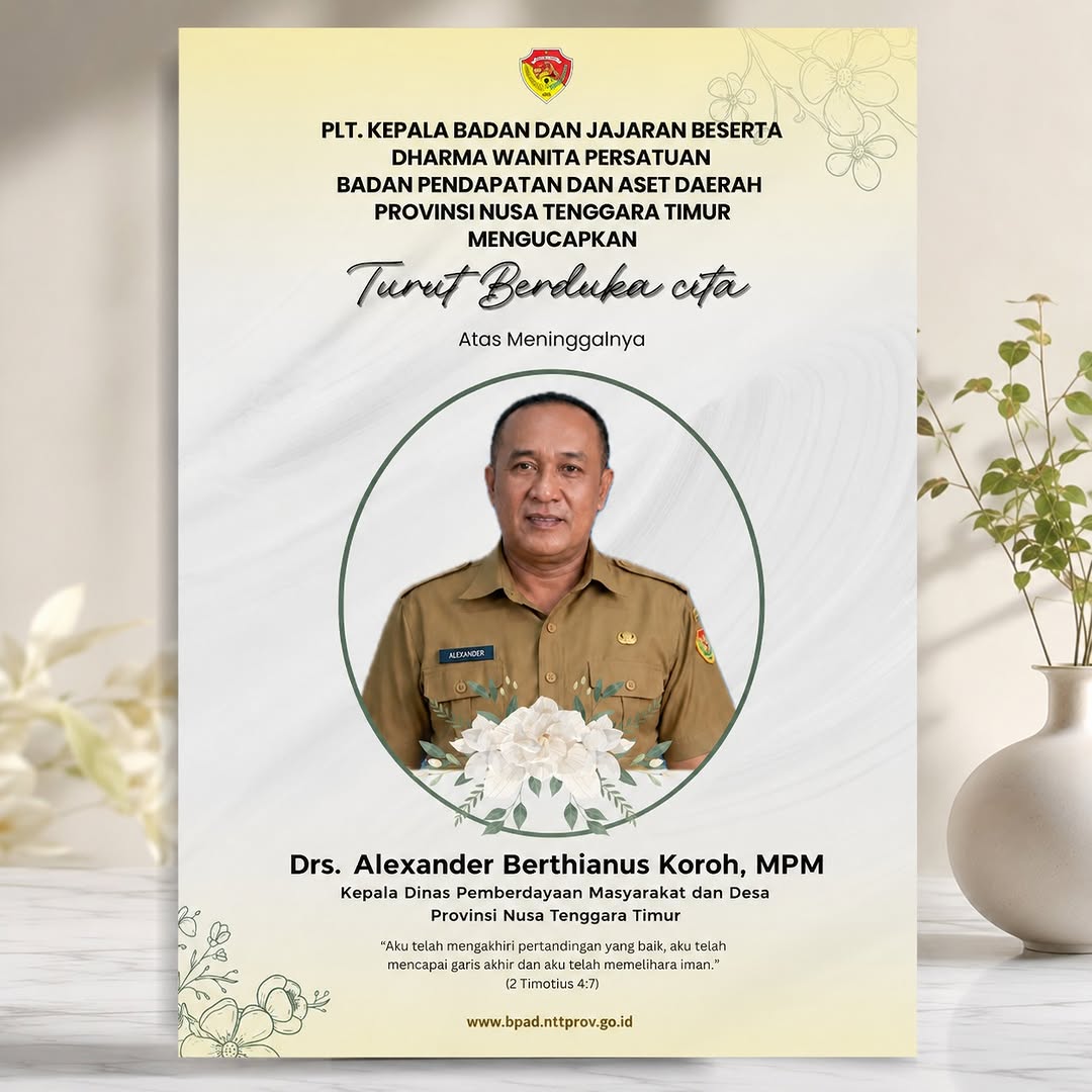 Keluarga Besar BPAD NTT Berduka Cita