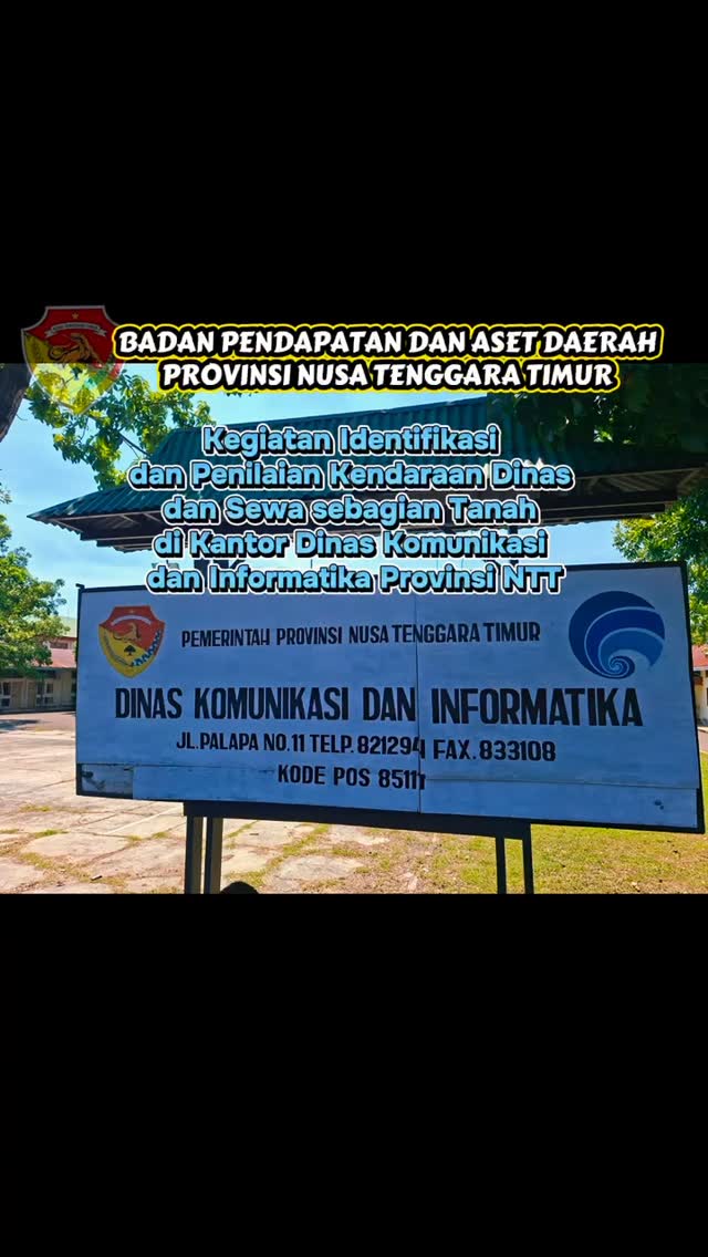 Identifikasi dan Penilaian Aset Dinas Kominfo NTT