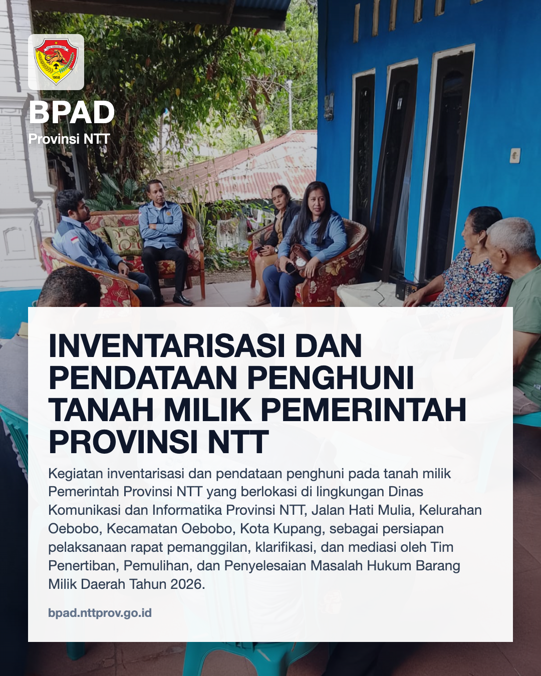 PENDATAAN PENGHUNI TANAH