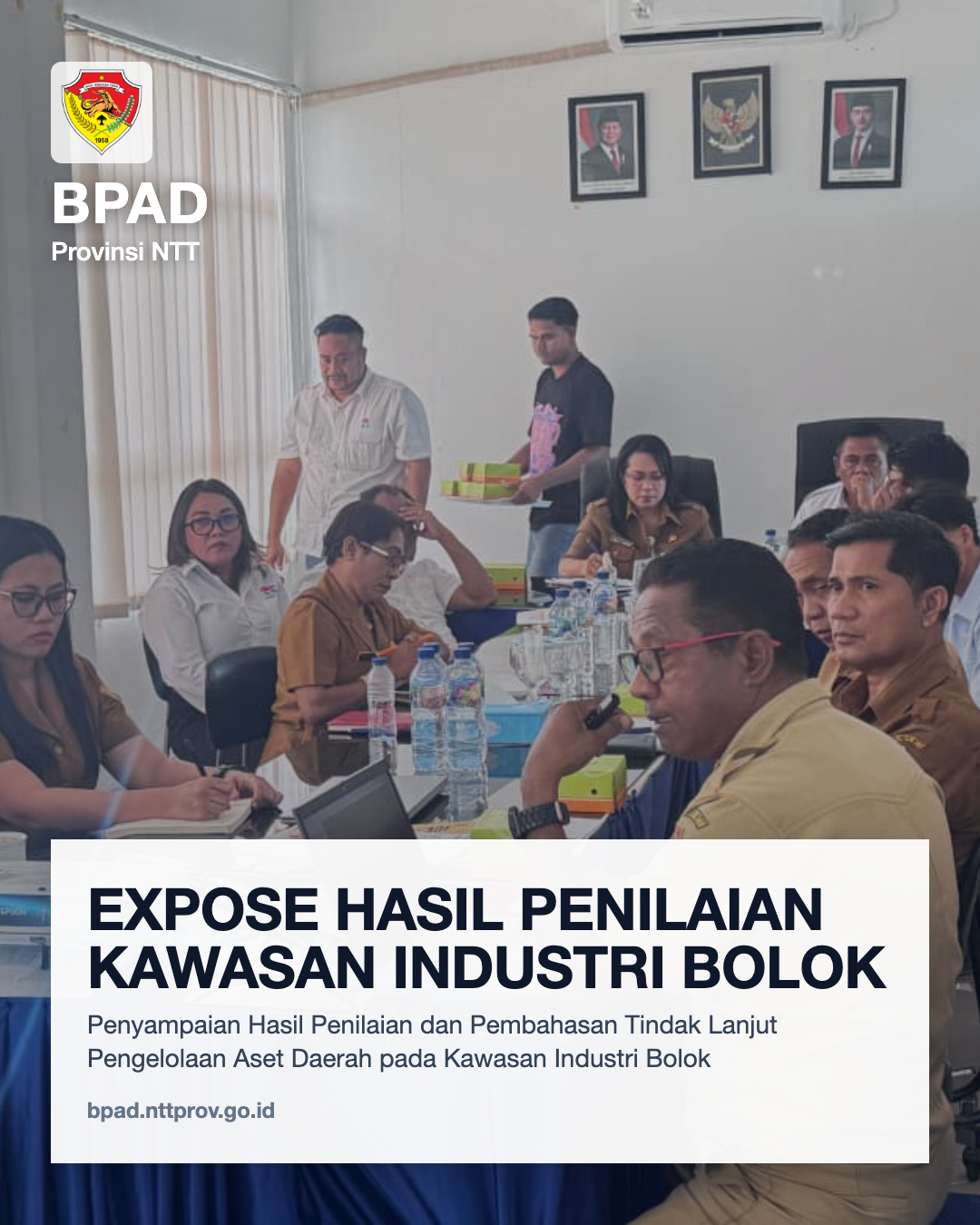 Expose Hasil Penilaian Kawasan industri Bolok