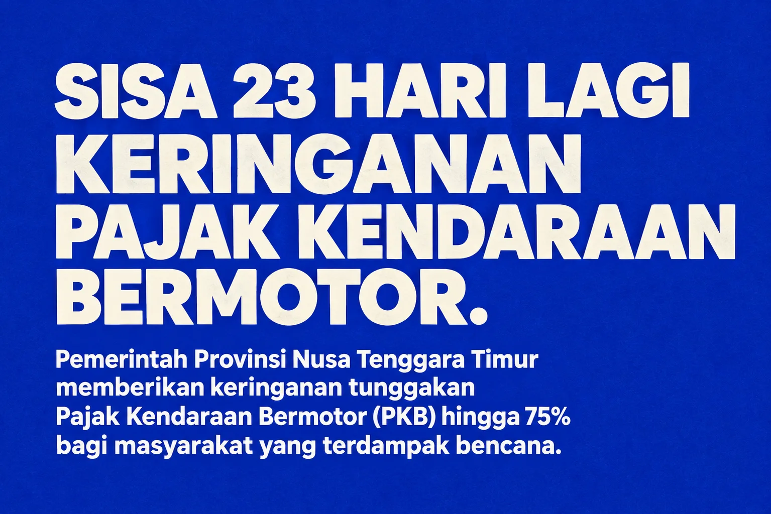 sisa 23 hari
