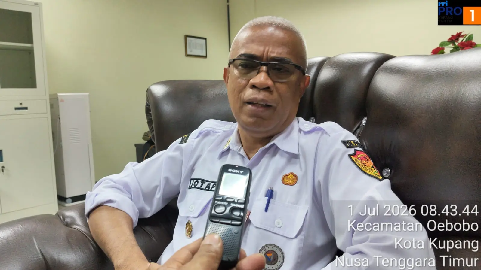 Kegiatan Hari ini diwawancarai RRI