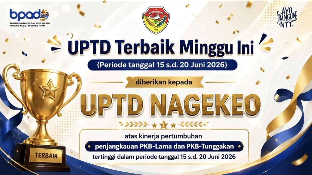 UPTD Nagekeo Catat Pertumbuhan Tertinggi Penjangkauan PKB Lama dan PKB Tunggakan