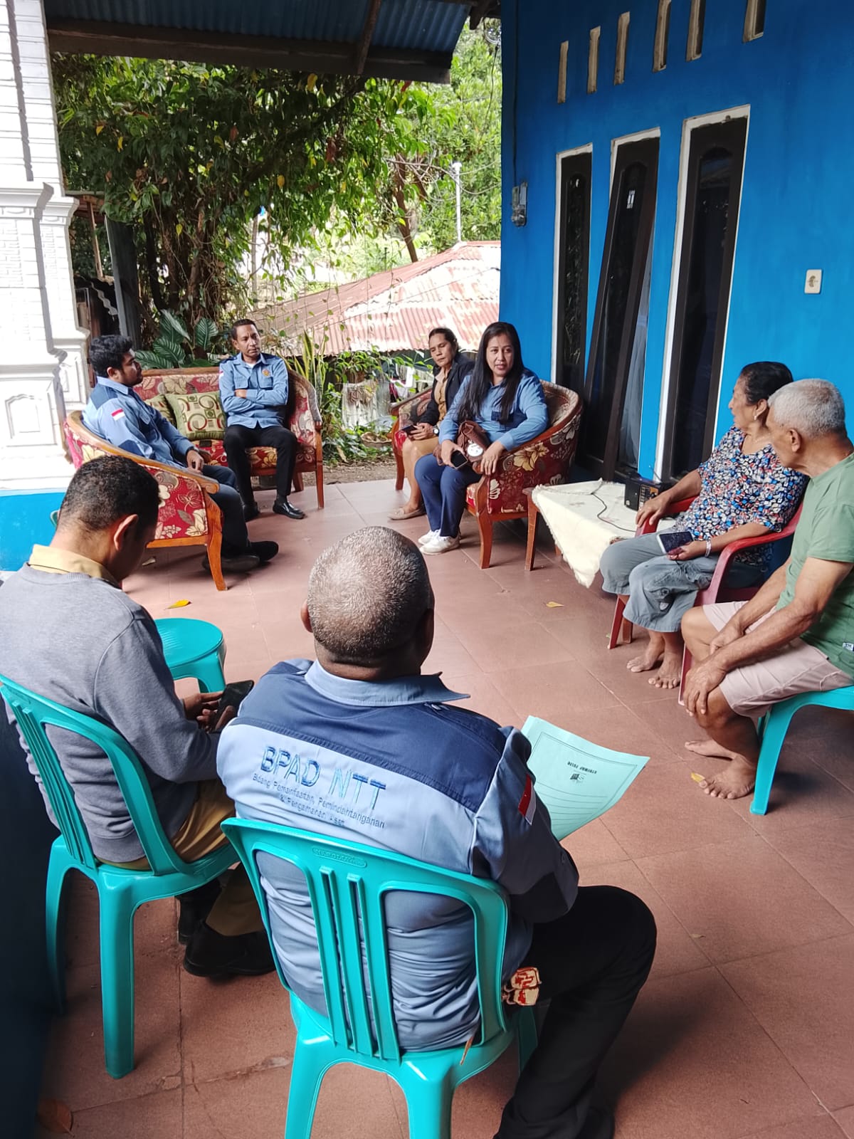 BPAD PROVINSI NTT LAKUKAN PENDATAAN PENGHUNI TANAH MILIK PEMERINTAH PROVINSI NTT DI LINGKUNGAN DINAS KOMINFO