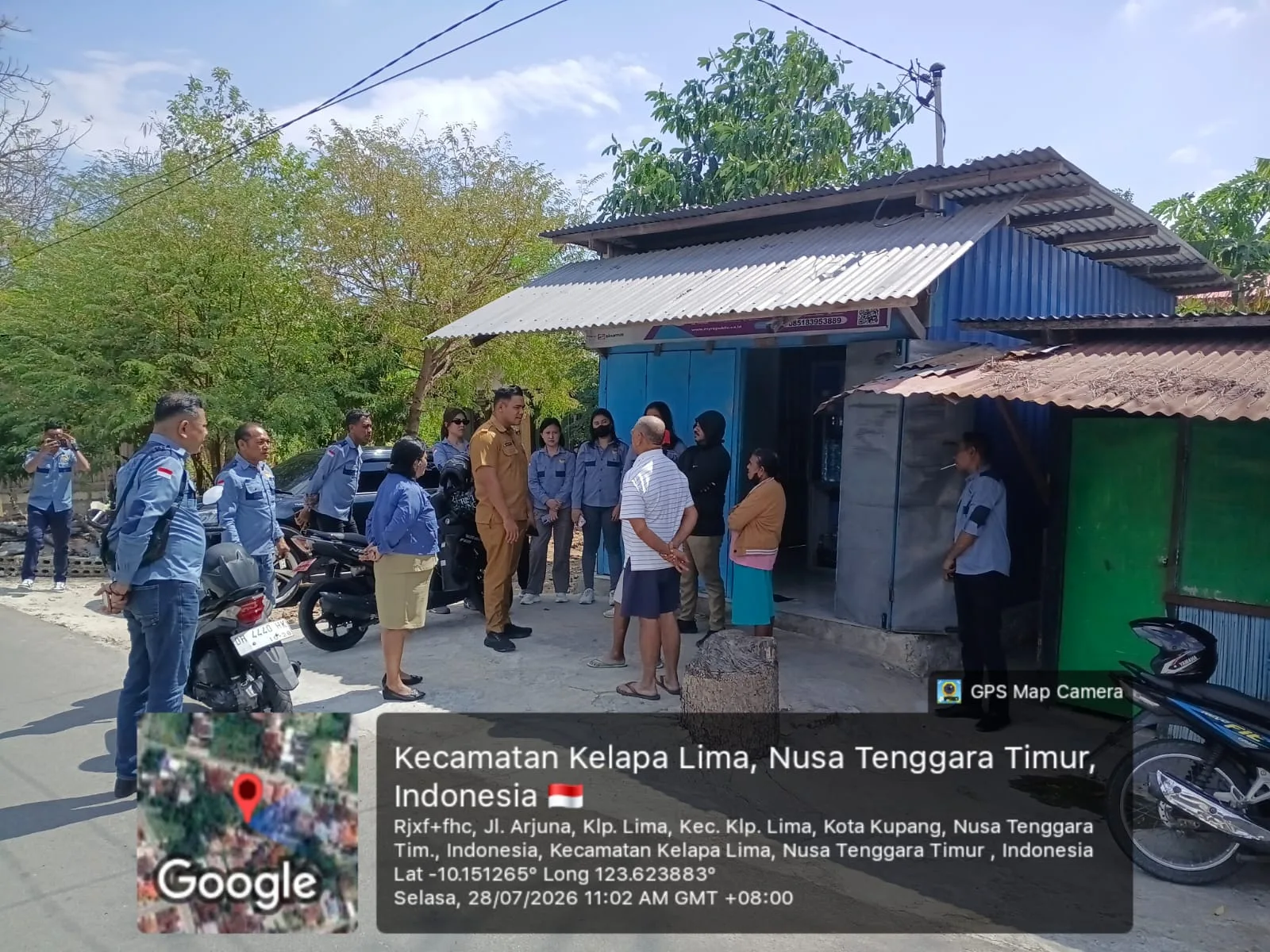 BPAD NTT Lakukan Pendataan Penghuni dan Pemeriksaan Aset Tanah Pemerintah di Kelapa Lima