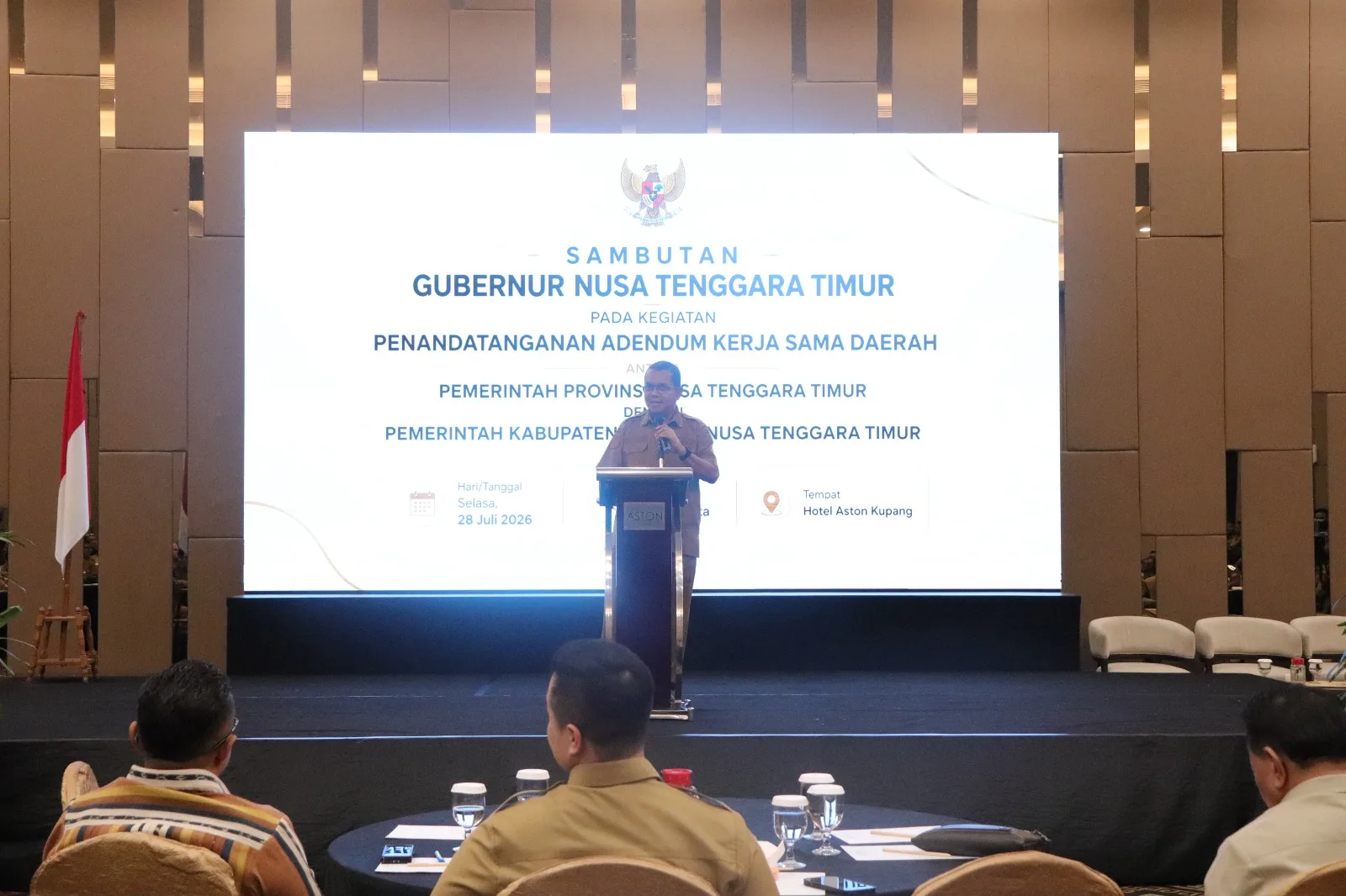 Pemprov NTT didukung Skala, Tandatangan Ulang Addendum Kebers dan PKS Sinergi Opsen Pajak