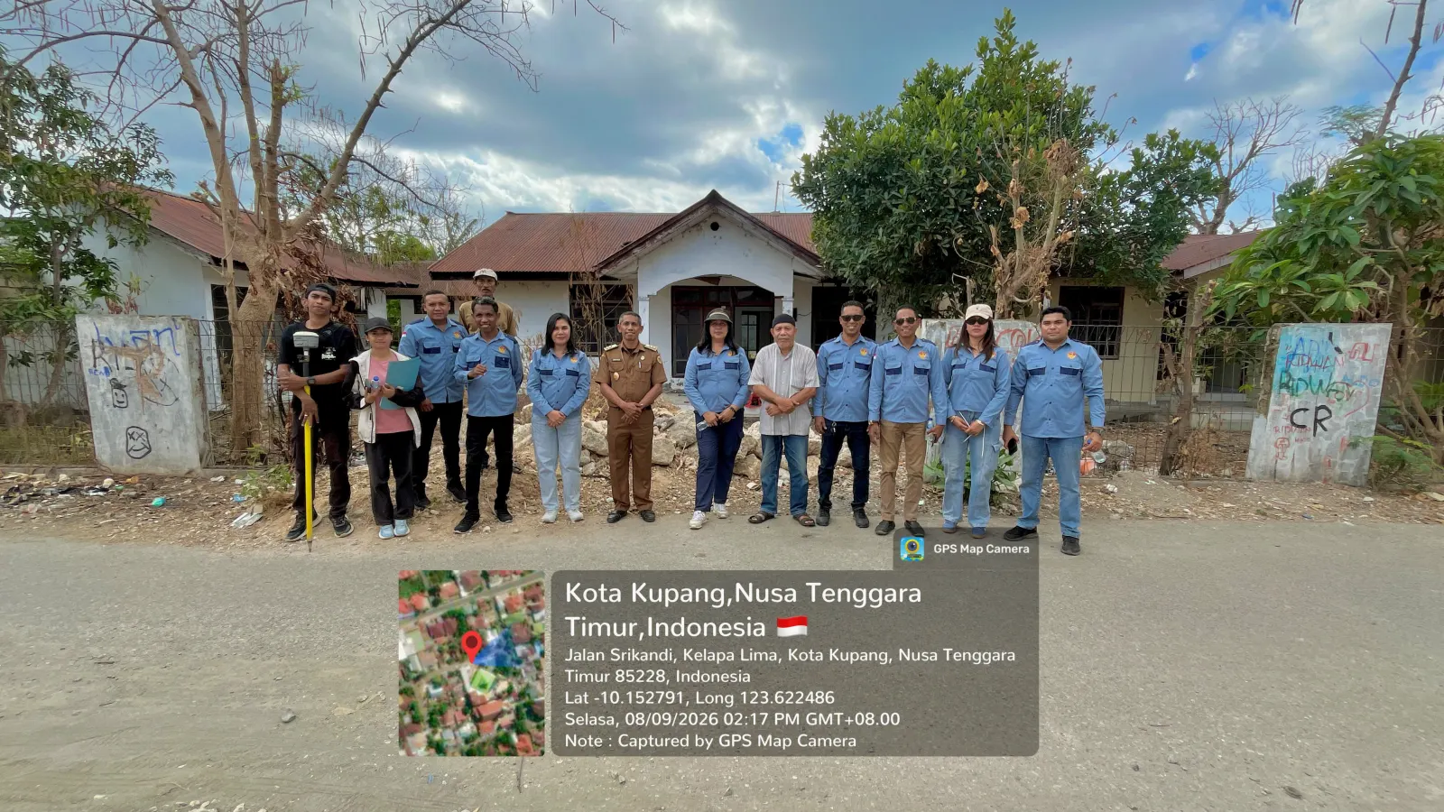 Pengukuran dan penataan aset tanah, BPAD NTT  melakukan pemasangan plang BMD
