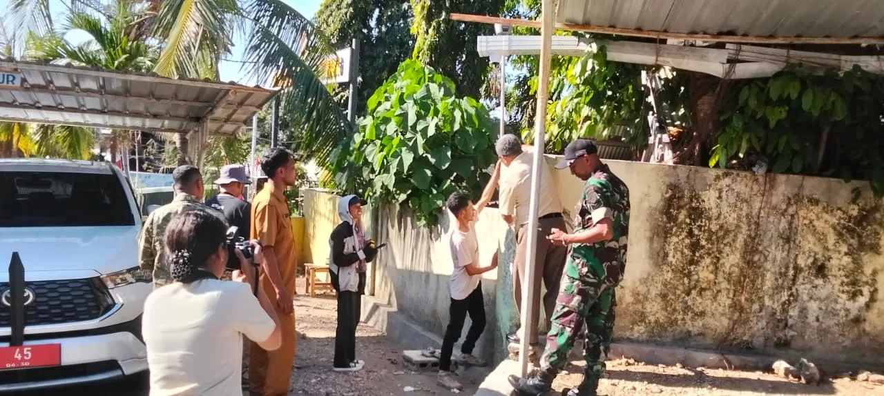 BPAD NTT Hadiri Pengukuran dan Penataan Batas Bidang Tanah di Kelurahan Fontein