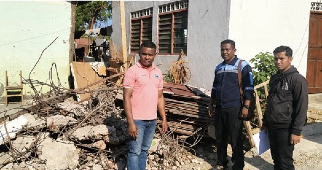 Tim Penilai Aset Provinsi NTT Lakukan Penilaian Material Bangunan SLB Kota Kupang