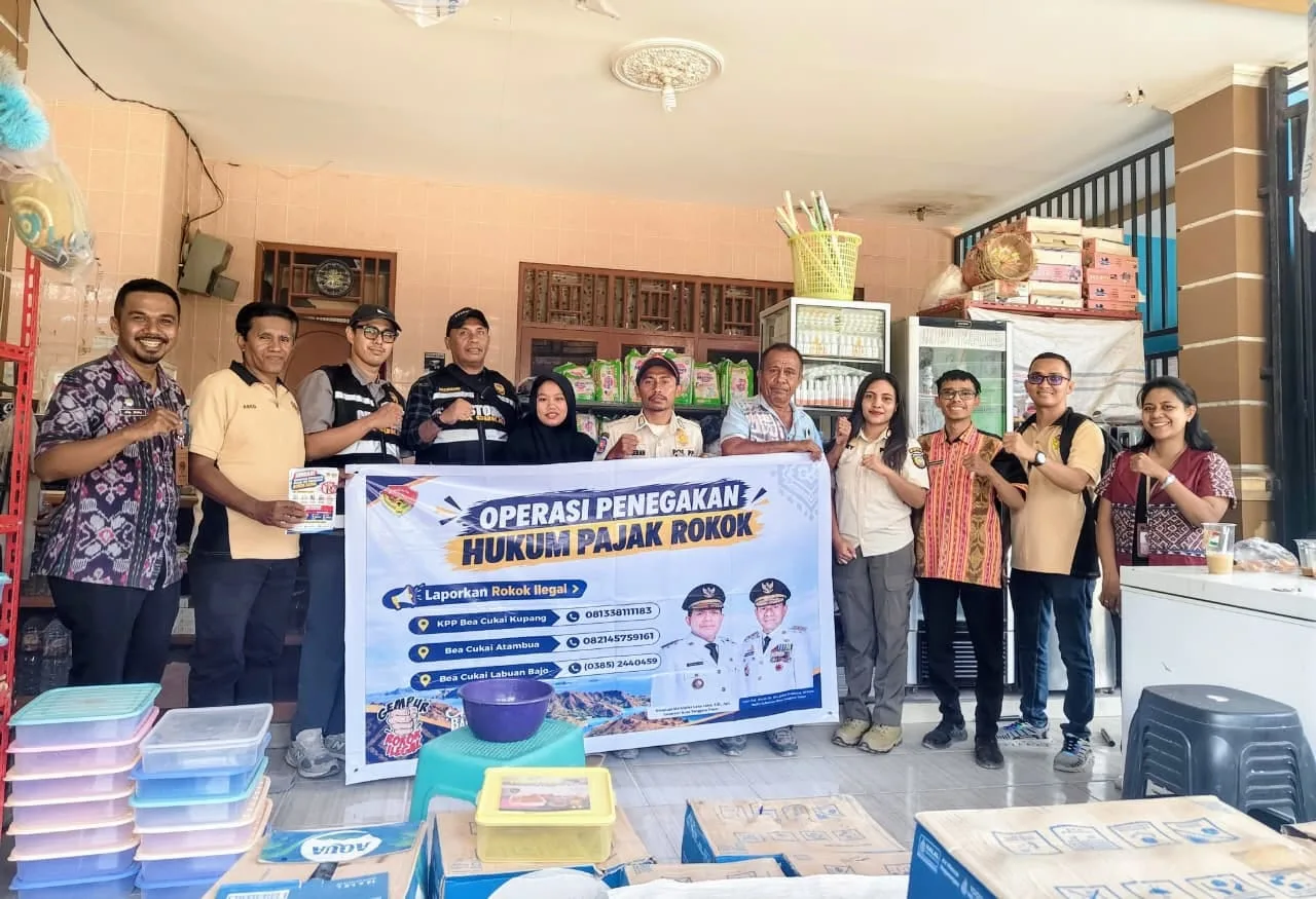 BPAD dan Bea Cukai Tegakan Peredaran Rokok Ilegal di Malaka